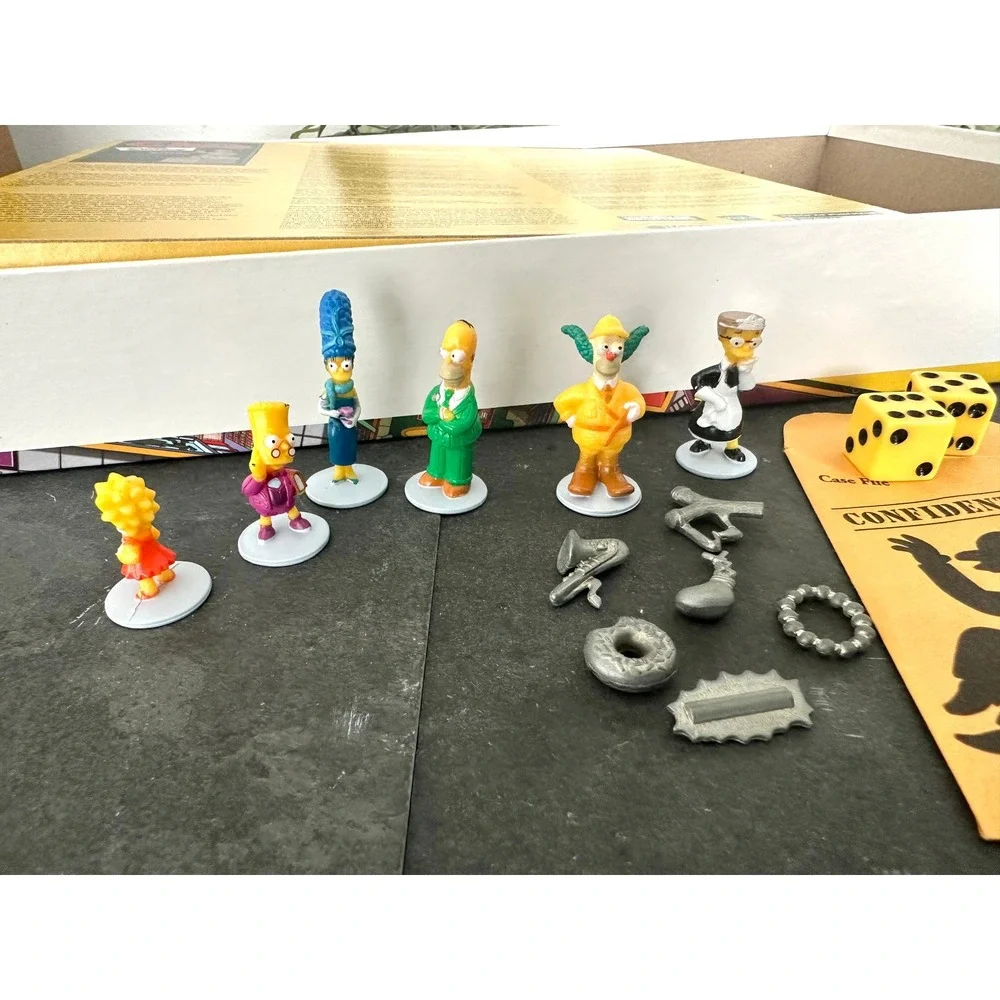 The Simpsons Clue Parker Brothers Classic Detective Game 2nd edition board game